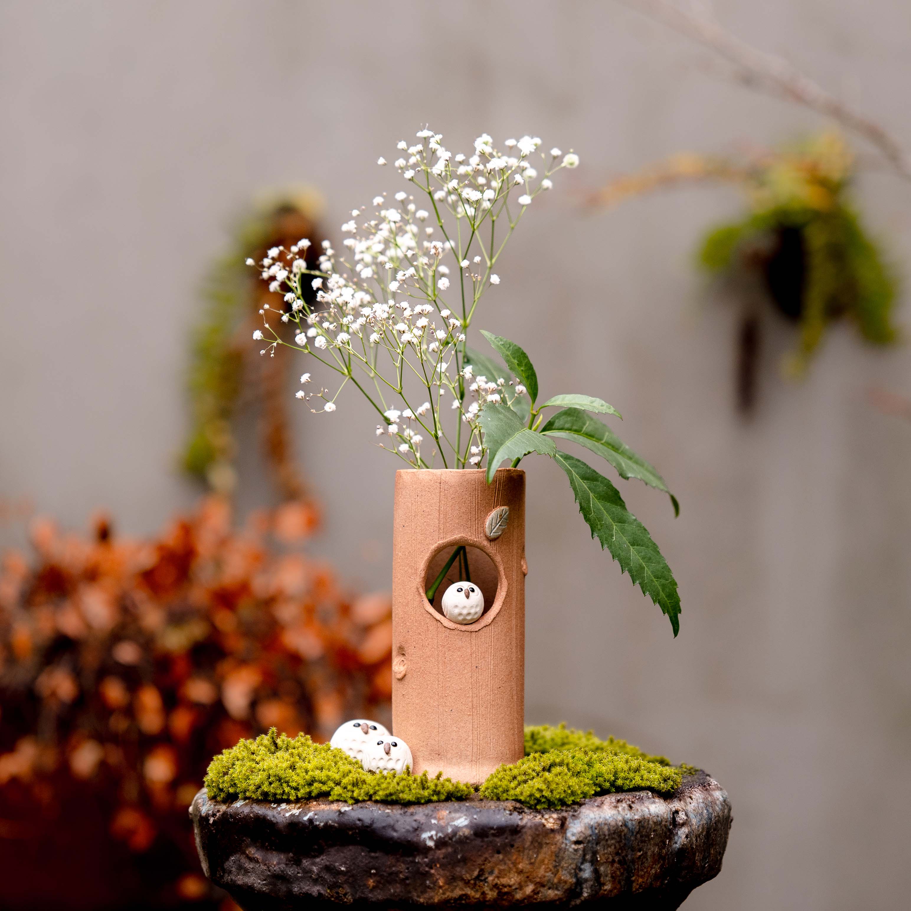 信楽焼の花入