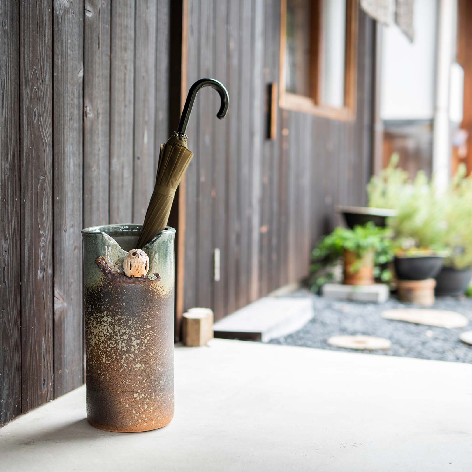 プランター 鉢カバー ロング モダン 観葉植物 傘立て AN-60039