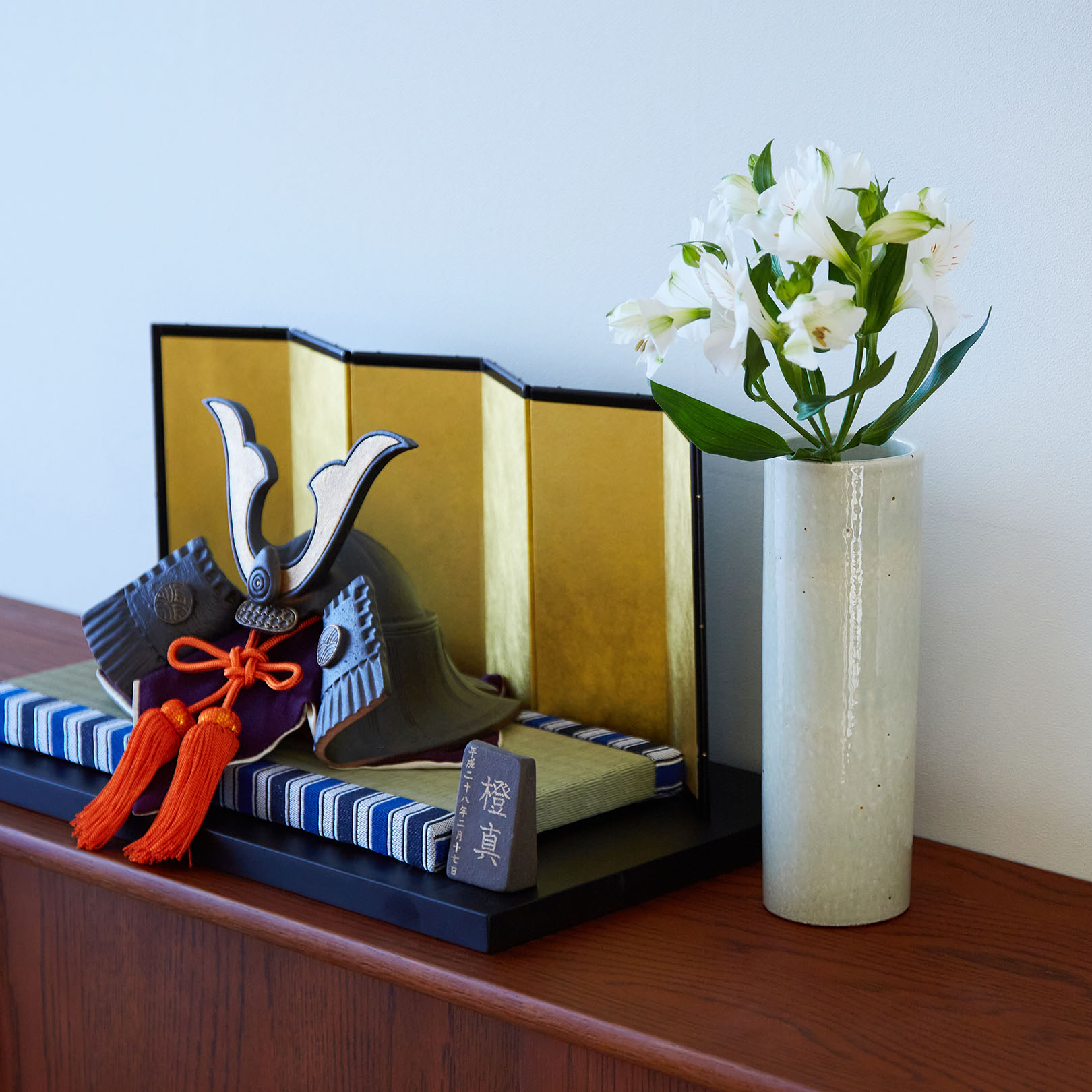 名入れができる陶器の立て札のサイズの比較画像