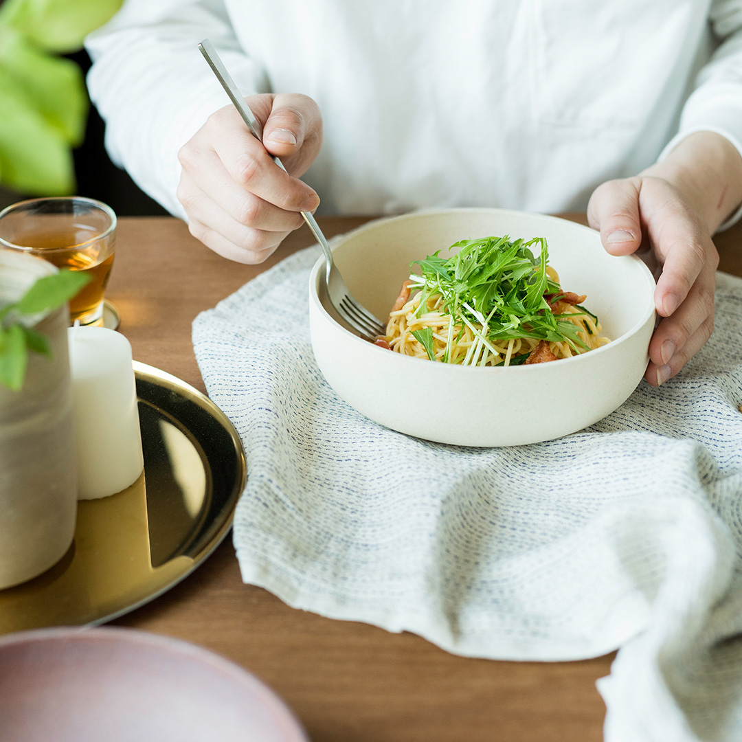 SHIROTSUCHI BOWL（M）パスタの盛り付けにおすすめ