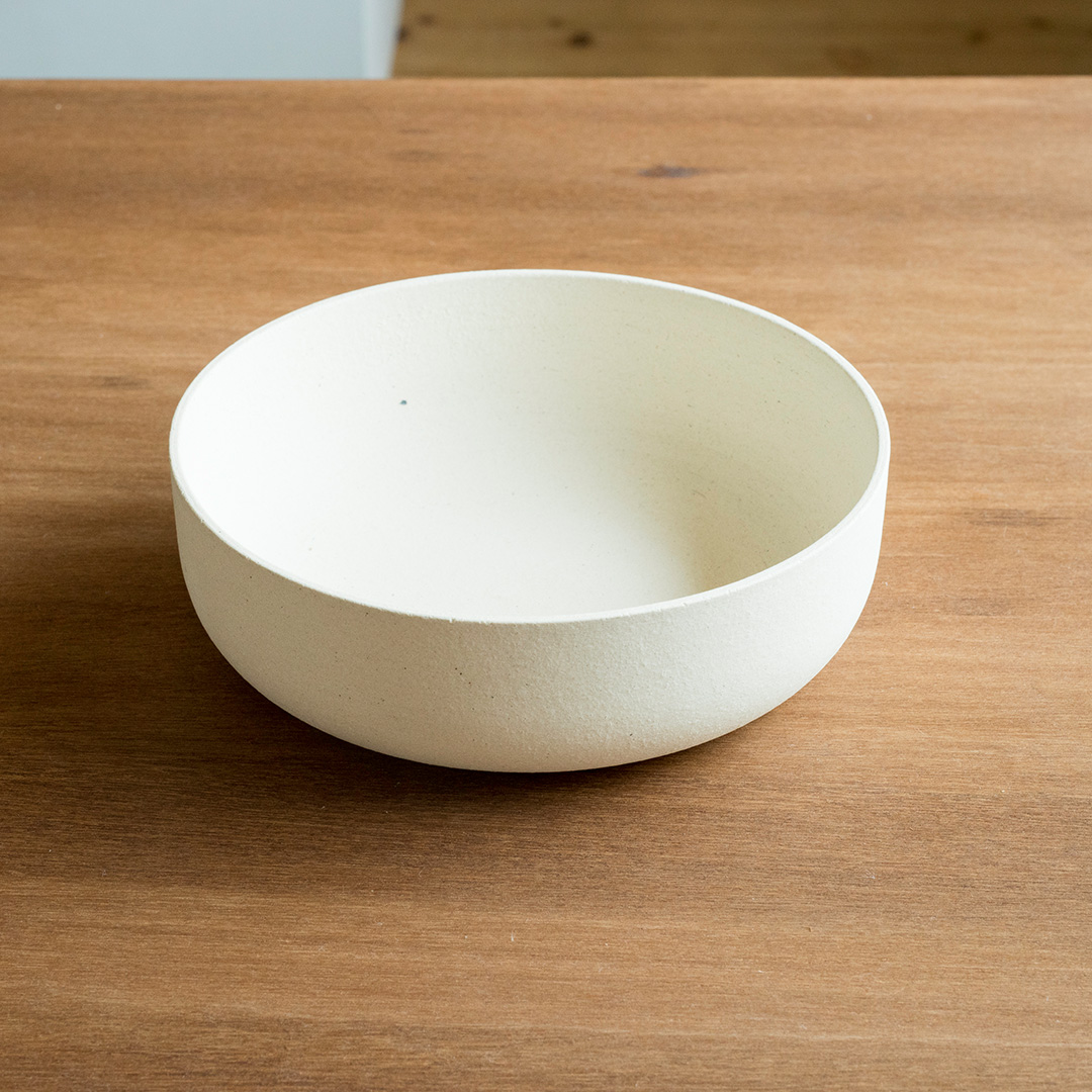 SHIROTSUCHI BOWL（M）白土の質感