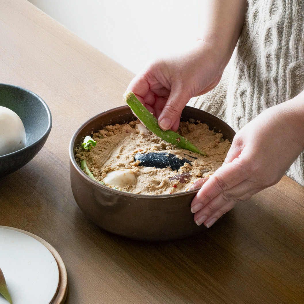 信楽焼のぬか漬け壺