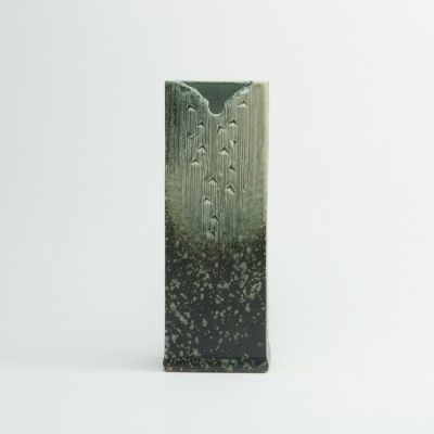 白化粧刷毛目花器 | 明山 オンラインショップ