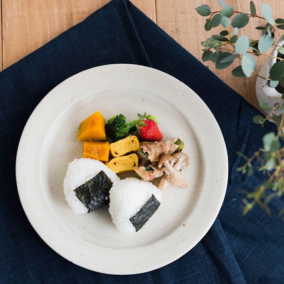 リムプレートL（生成り） | 明山 オンラインショップ