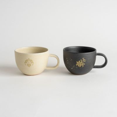 Amazon.co.jp: ミュシャ マグカップ2個(蔦と羽根) 花瓶(月桂樹