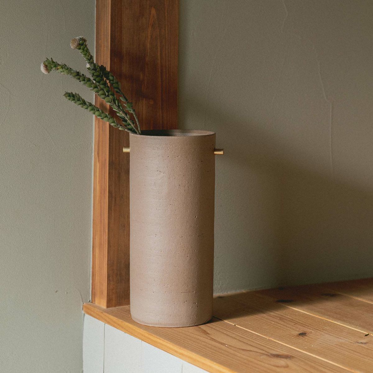 TEOKE vase（L） グレー 【2025年4月中旬入荷予定】 | 明山