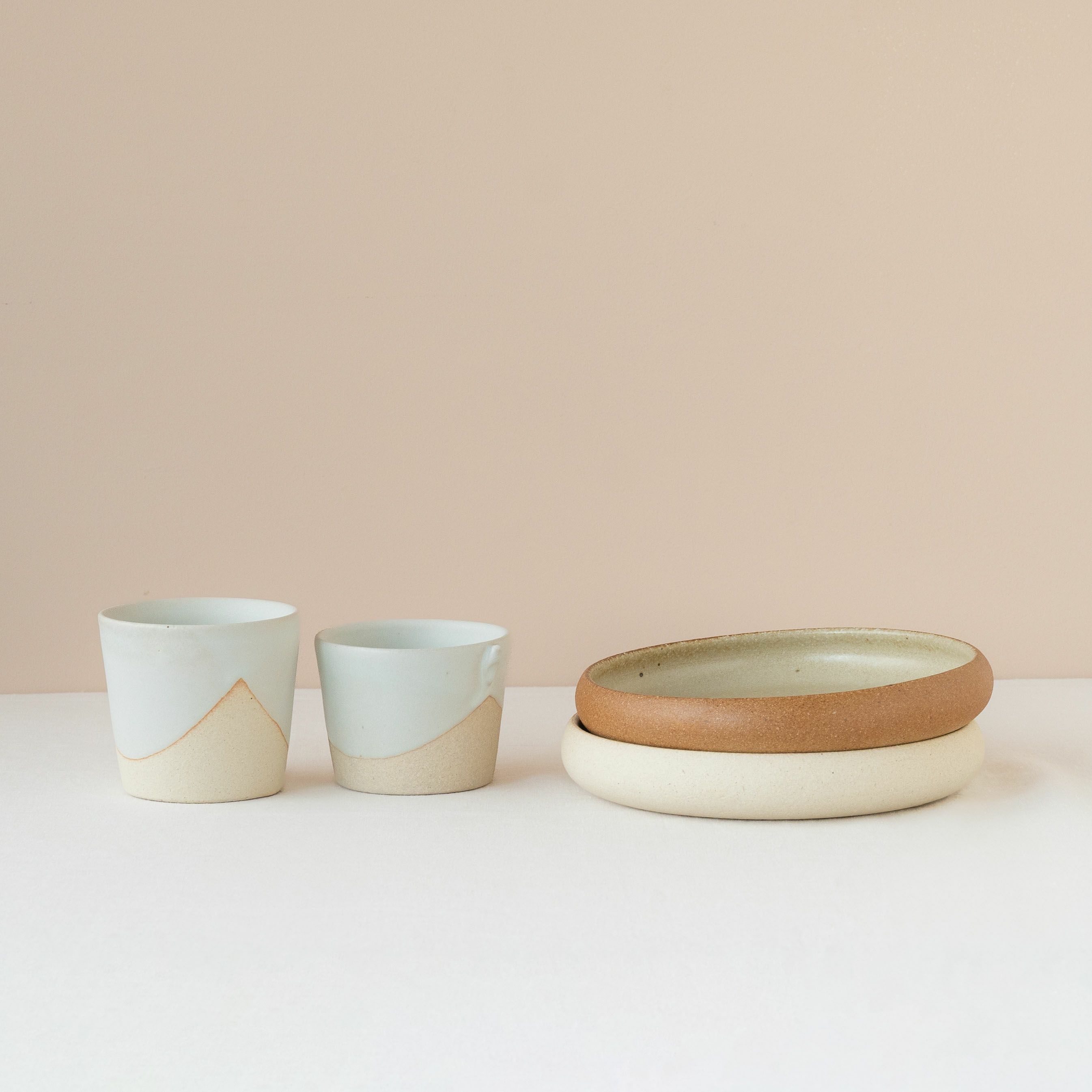 こどものおさら&コップのセット | 明山 オンラインショップ